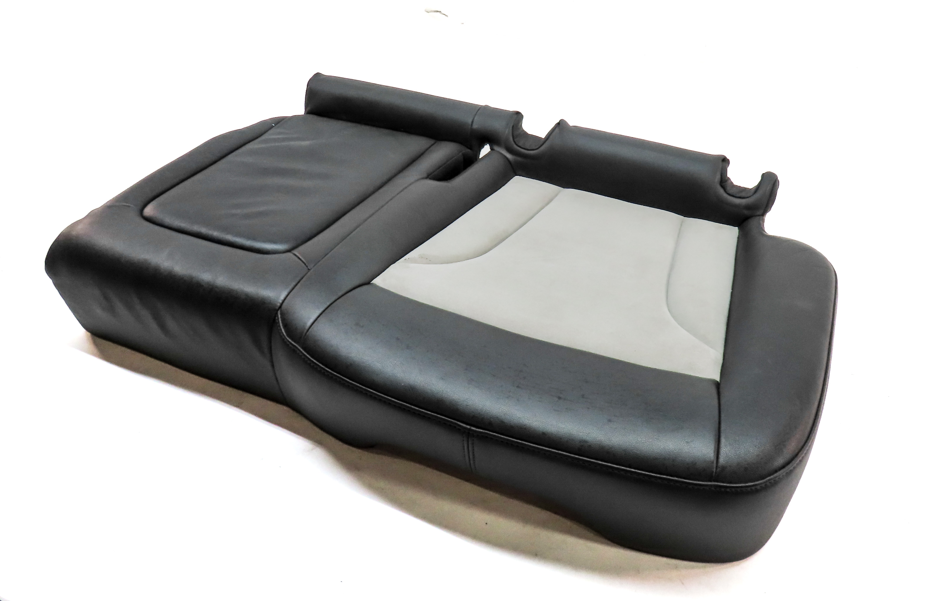 2015 AUDI SQ5 (B8 8R) REAR LEFT & CENTER SEAT LOWER BOTTOM CUSHION (Silver) — exact item pictured